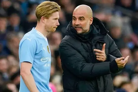 جوارديولا: دي بروين أفضل لاعب رأيته في حياتي بعد ميسي